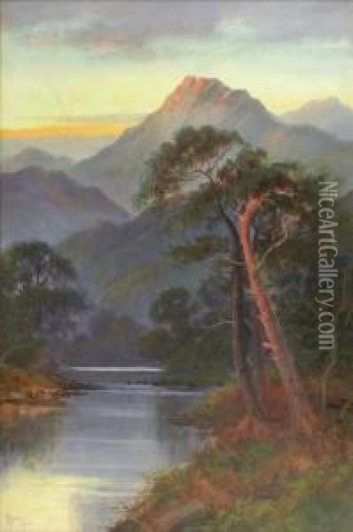 Loch Ard Oil Painting - John Henry Boel