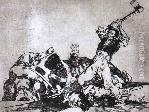 The same Oil Painting - Francisco De Goya y Lucientes