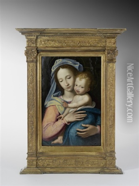 Madonna Mit Kind Oil Painting - Carlo Maratta