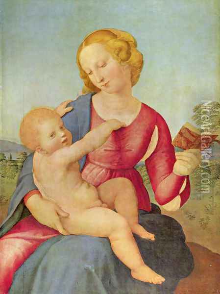 Madonna of the Colonna house Oil Painting - Raphael