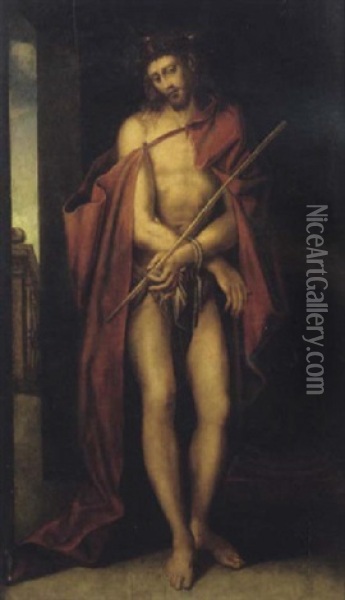 Ecce Homo Oil Painting - Bartolomeo Cesi
