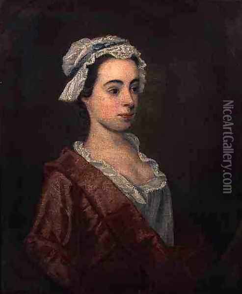 Portrait of a Girl Oil Painting - William Hogarth