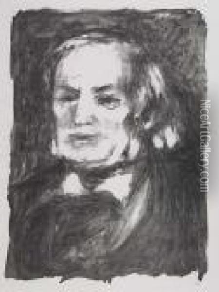 Richard Wagner Oil Painting - Pierre Auguste Renoir