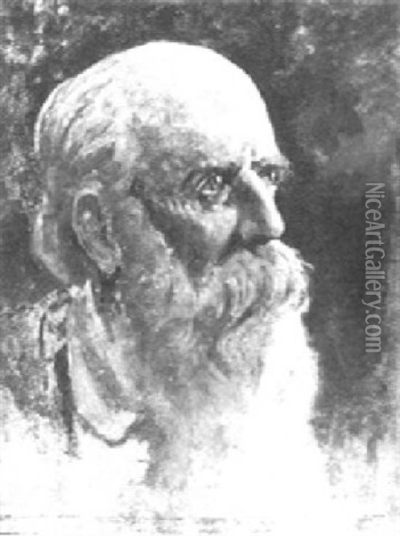 Portrat Eines Alten Mannes Oil Painting - Hans am Ende
