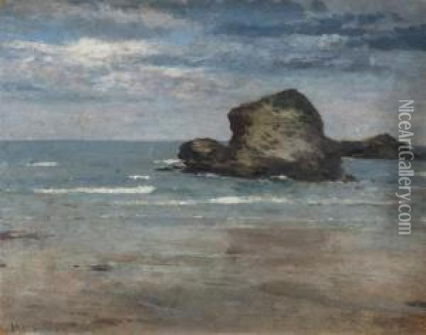 Sea Scene. Oil Painting - Henri Gervex