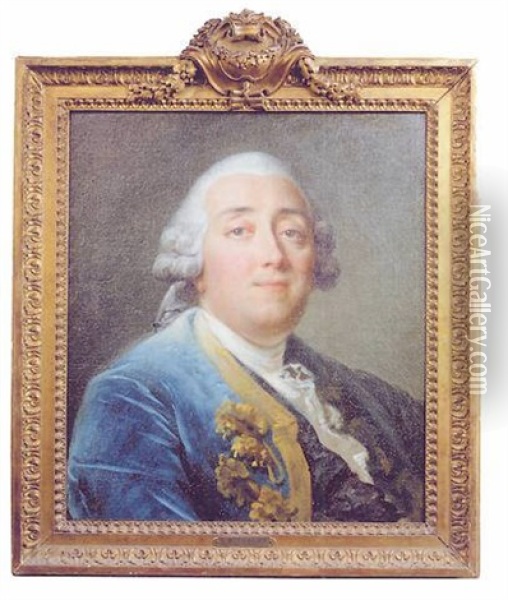 Portrait D'homme Oil Painting - Jean Baptiste Greuze