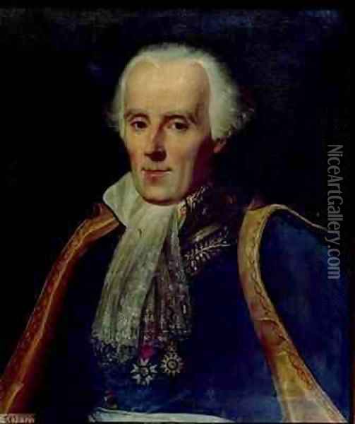 Portrait of Pierre Simon 1747-1825 Marquis de Laplace Oil Painting - Sophie Feytaud