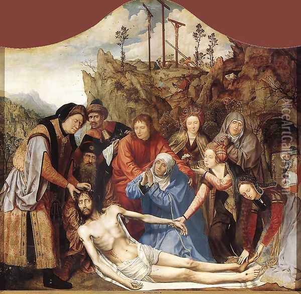 St John Altarpiece (central panel) 1507-08 Oil Painting - Quinten Metsys