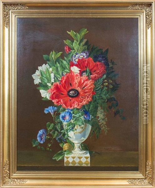 Floral Still Life Oil Painting - Arnold Wither