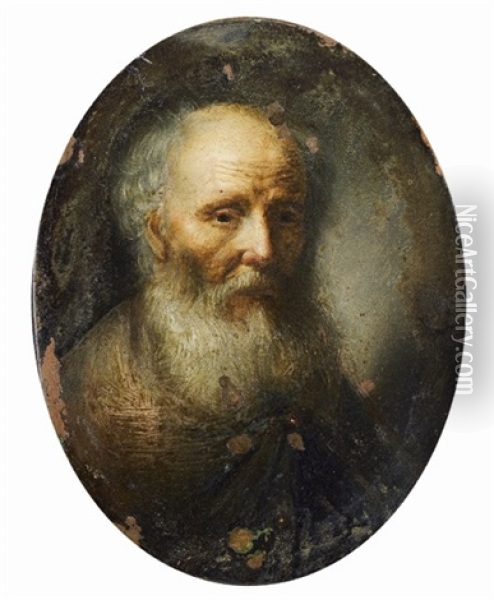 Portrait De Vieil Homme Oil Painting - Jan Adriaensz van Staveren