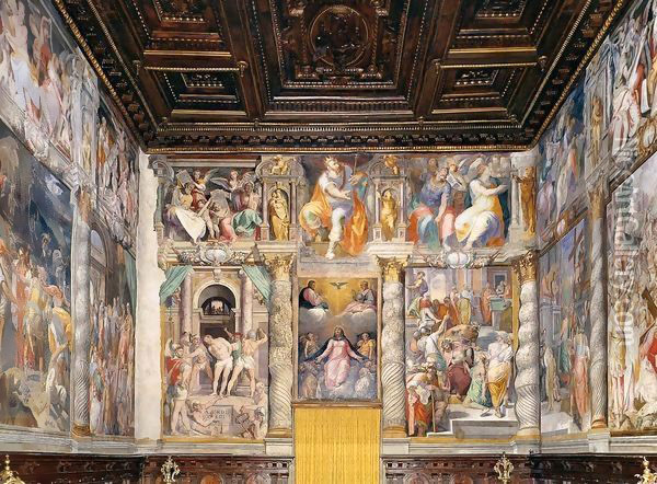 Flagellation of Christ Oil Painting - Federico Zuccaro