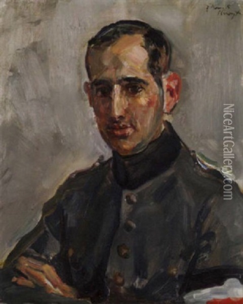 Portrat Otto Hermann Blumenfeld Oil Painting - Max Slevogt