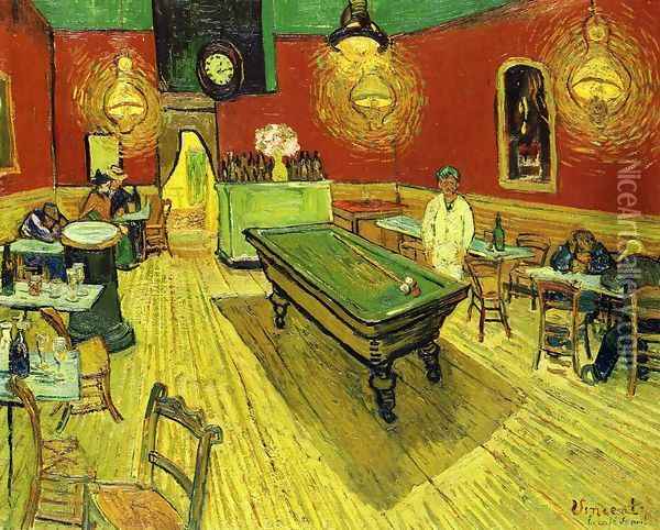 The Night Cafe In The Place Lamartine In Arles Oil Painting - Vincent Van Gogh