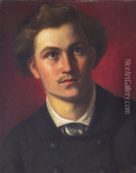 Portrait Eines Jungen Herren Oil Painting - Fidelis Walch