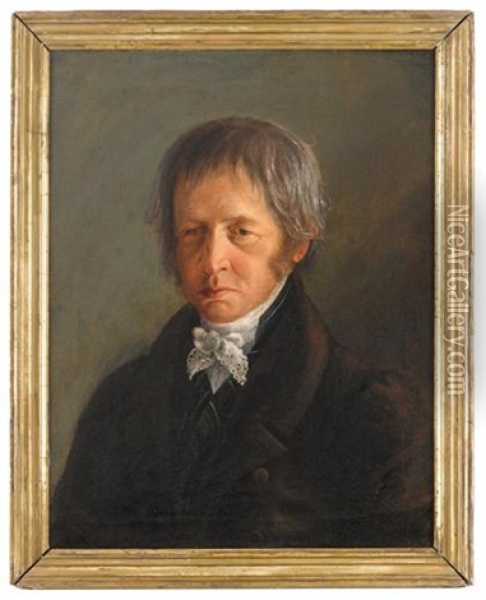 Portrait Of Stephen Girard (1750-1831) Oil Painting - George Esten Cooke