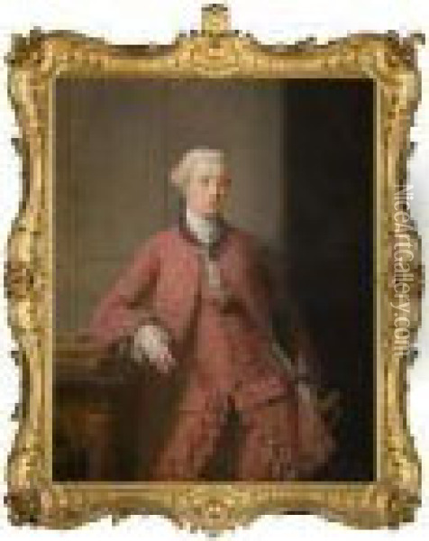 Portrait Of Sir William Guise Oil Painting - Allan Ramsay