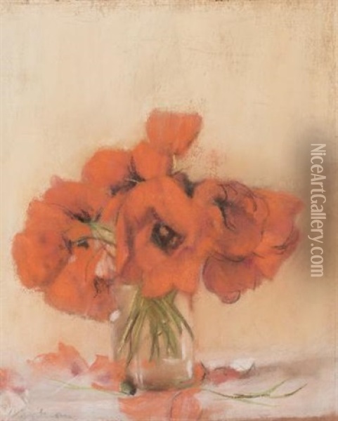 Flowers Oil Painting - Stefan Luchian
