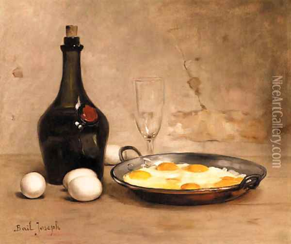 Still Life Oil Painting - Claude Joseph Bail