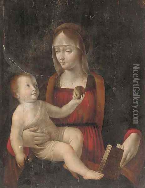 The Madonna and Child 2 Oil Painting - Bernardino Luini