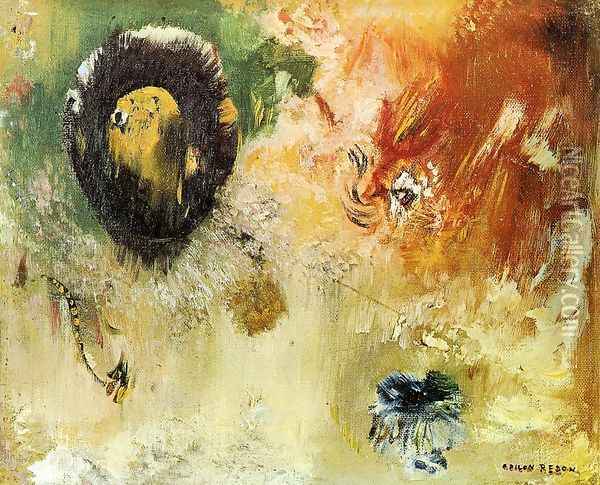 Fantastical Oil Painting - Odilon Redon