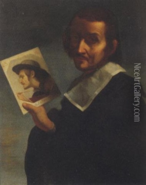 Autoritratto Oil Painting - Carlo Dolci