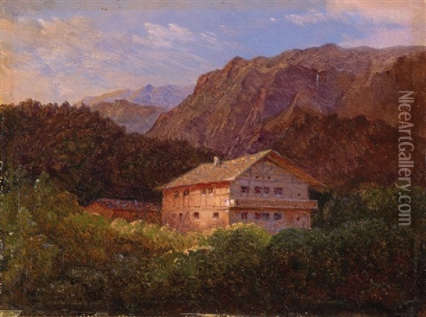 Schweizer Berge Oil Painting - Carl Gustav Carus
