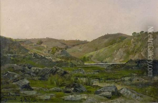 Paysage De Montagnes Oil Painting - Armand Auguste Balouzet