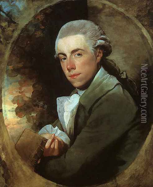 Man in a Green Coat 1785 Oil Painting - Gilbert Stuart