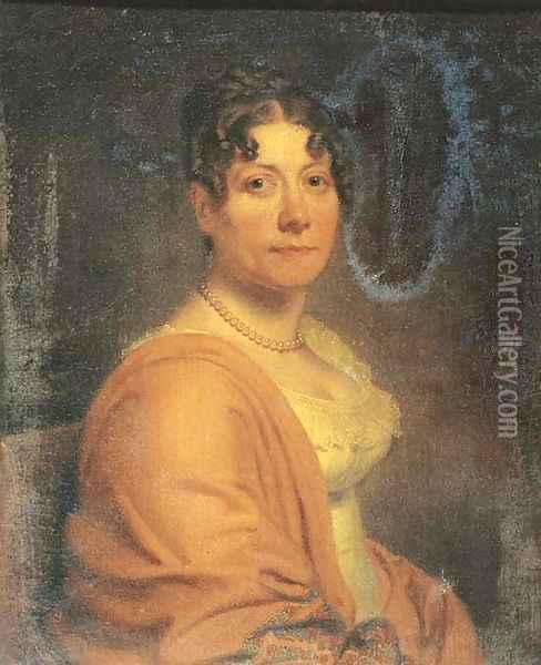 Portrait of Ester Sara Elisabeth Rijgersbos (1780-1813) Oil Painting - Charles Howard Hodges