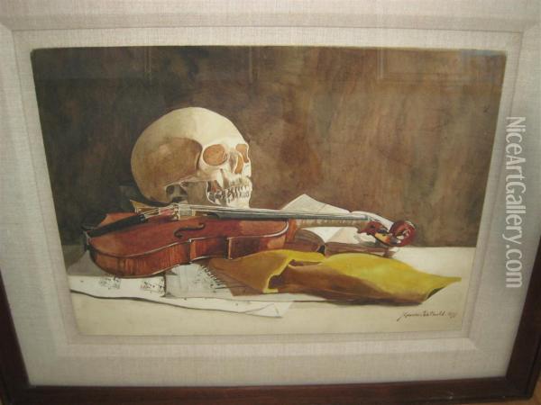 Memento Mori Oil Painting - Charles Maurice Detmold