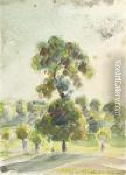 Eragny, Le Soir Oil Painting - Camille Pissarro