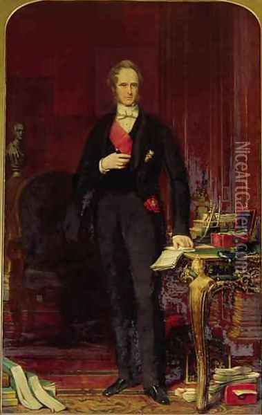 Henry, 3rd Viscount Palmerston Oil Painting - John Partridge