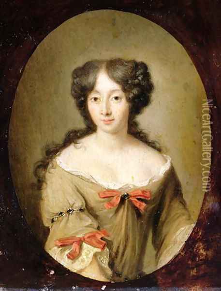 Portrait of Marie-Anne Mancini 1646-1714 c.1670 Oil Painting - Jacob Ferdinand Voet