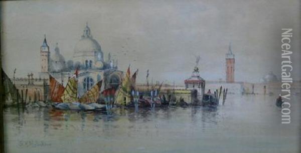 Venice Oil Painting - St. Clair Augustin Mulholland