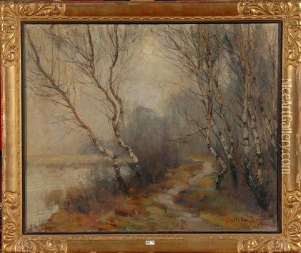 Paysage D'automne Oil Painting - Emile Van Doren