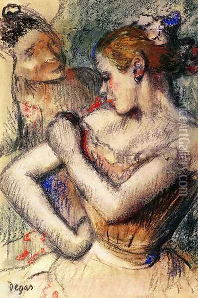 Dancer IV Oil Painting - Edgar Degas