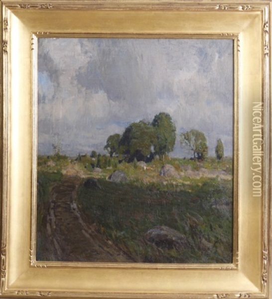 Approaching Storm Oil Painting - William Langson Lathrop