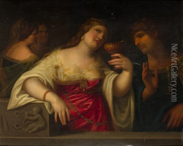 Muerte De Sofonisba Oil Painting -  Padovanino