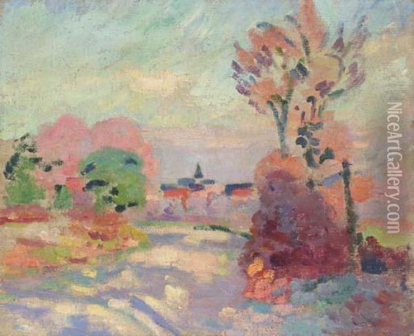 Matin D'automne A La Campagne Oil Painting - Armand Guillaumin