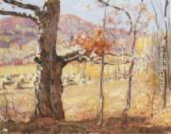 Autumn Landscape Oil Painting - George Gardner Symons