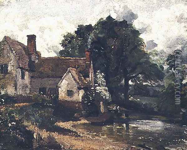 Willy Lott's House, 1816 Oil Painting - John Constable