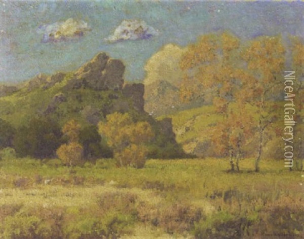 A California Landscape Oil Painting - Maurice Braun