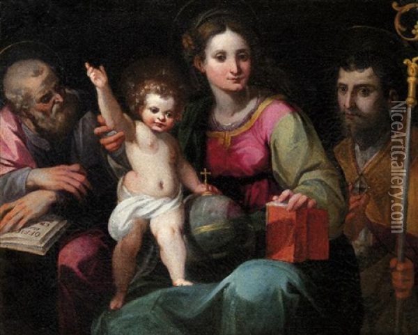 Madonna Col Bambino, San Giuseppe E San Marcellino D