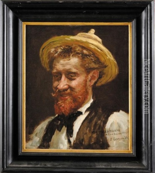 Portrait De Bouton D'or Oil Painting - Fernand Cormon