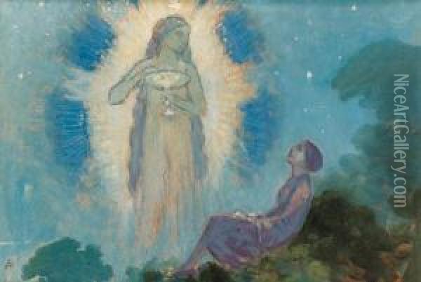Gifts Of Heaven Oil Painting - George William, A.E. Russell