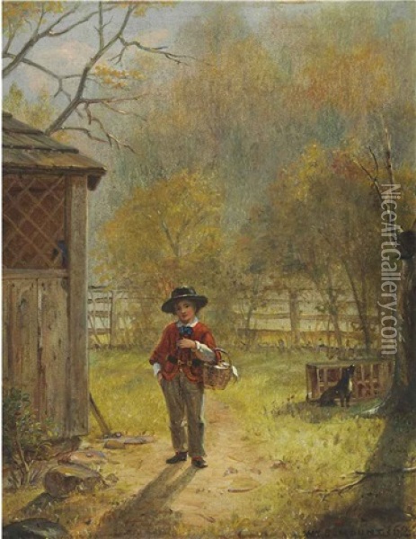 What Have I Forgot? Oil Painting - William Sidney Mount