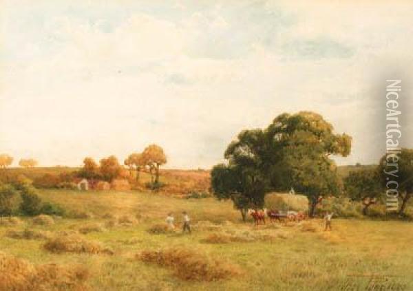 The Haymakers Oil Painting - Thomas Pyne