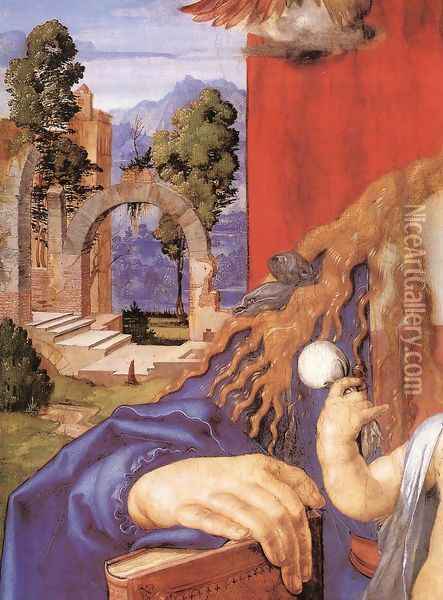Madonna with the Siskin (detail 2) Oil Painting - Albrecht Durer