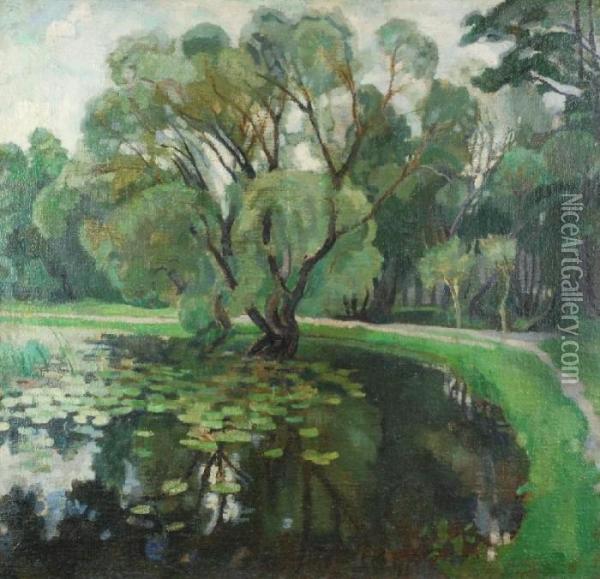 Pejzaz Oil Painting - Oleksa Nowakiwskij