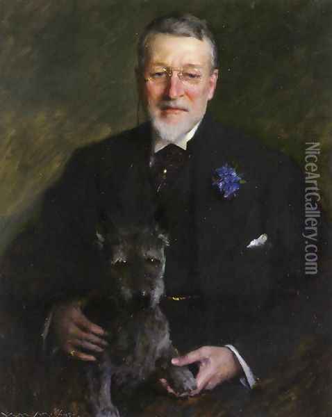 Mr. Francis Guerin Lloyd Oil Painting - William Merritt Chase